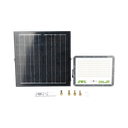 Reflector de 200 W con Panel Solar  /  Batería 3.2  V CD / T.C.C. 6 500 K / IP65.