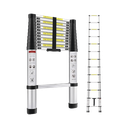 Escalera Telescópica de Aluminio de 3.8 Metros de Altura
