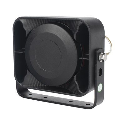 Bocina Compacta de Uso Rudo, 100 Watts de Potencia, Ideal para Vehículos de Encubierto, 8 Ohms de Impedancia