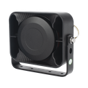 Bocina Compacta de Uso Rudo, 100 Watts de Potencia, Ideal para Vehículos de Encubierto, 8 Ohms de Impedancia