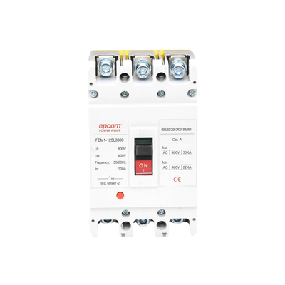 Protección Térmica/ Interruptor 3P, 100A,  Corriente Alterna  690 V CA Trifásica.