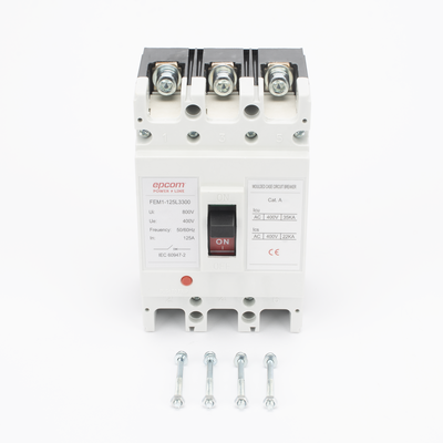 Protección Térmica/ Interruptor 3P, 100A,  Corriente Alterna  690 V CA Trifásica.