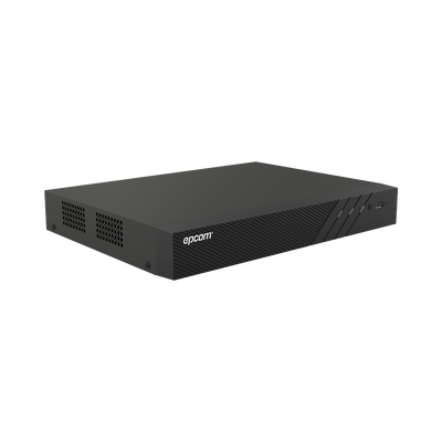 DVR 16 Canales TURBOHD + 8 Canales IP / 8 Megapixel (4K) / Audio Bidireccional/ ACUSENSE / Reconocimiento Facial / 2 Bahías de Disco Duro / Salida de Video en 4K / H.265+