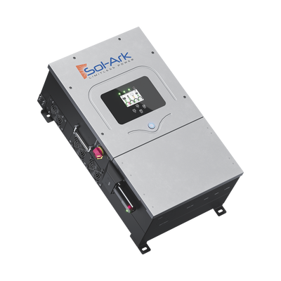 Inversor Hibrido SOL-ARK, 12 Kw, 220 Vcc, Fase Dividida, WIFI incluido, IP65, Entrada de Baterías a 48 Vcc