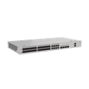 Switch de Distribución/Core Gigabit Administrable  Capa 3 / 24 puertos 1GE SFP ( Combo con 8 Puertos 10/100/1000 Mbps) / 4 Puertos 10GE SFP+ Uplink / ERPS / Rutas Estáticas / iStack / Administración Nube Gratis