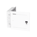 Gabinete Multipropósito de Montaje en Pared, de 14 in de Altura, Con Puerta Reversible, Fabricado en Acero, Color Blanco