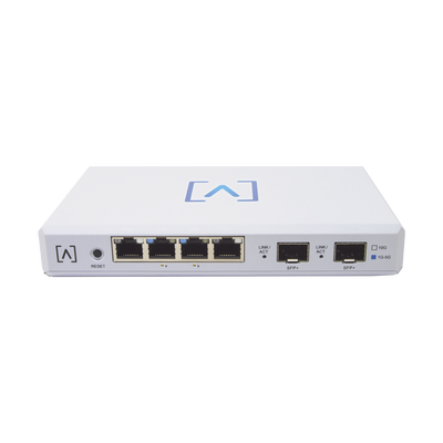 Router VPN / 4 puertos 10/100/1000/2500 Gbps (2 puertos PoE af/at) / 2 puertos SFP+ 10Gbps / Filtrado Avanzado DPI: Bloqueo de Contenido / Administración nube gratuita / Soporta UPnP