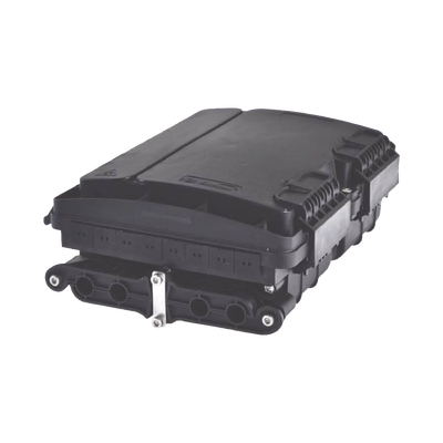 Cierre de Empalme para 20 Fusiones de Fibra Óptica, Exterior, 8 Acopladores SC/APC, Incluye Splitter 1x8, IP65 Versión Cargada