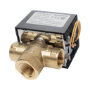 Válvula 1/2" de control eléctrica VS9 para fan coil: DN20: PN20: 3 vías: 110 V CA: conexión NPT