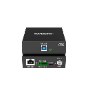 Extensor USB 3.0 | Hasta 100 m por CAT6a | PoC Bidireccional 24 Vcc | RS-232 | 4x USB-A