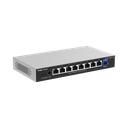 e-Lighten ONU / Switch Hibrido, Capa 2 con un Puerto PON 1G SC/UPC y 8 Puertos Ethernet 1G hasta 100 Clientes