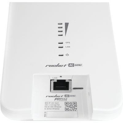 Radio Estación Base airMAX AC GEN2 hasta 500 Mbps, 5 GHz (5150 - 5875 MHz) con tecnología airPrism