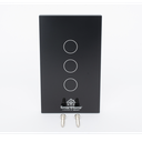 (Wifi) Apagador switch inalámbrico WIFI, control de 3 regresos de carga, 110V