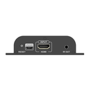 Kit extensor para distancias de hasta 200 metros | Resolución 4K @60Hz | Cat 6 | Conexión uno a uno y uno a muchos hasta 120 mts | Compatible con Switch gigabit | Control IR