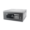 Gabinete de Pared con Puerta de Cristal Templado, 635mm de Profundidad, 4U Rack de 19'', Acero Reforzado
