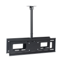 Montaje de Techo Universal Doble para Monitores de 32 a 65" / Soporta hasta 60 kg x pantalla  / Vesa 600 x 400/  Acero / Montaje Telescopico de 50 cm hasta 90 cm