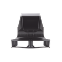 Bajada Para Canaleta FiberRunner™, Uso con Medidas 4x4, 6X4, 12X4, o 24X12, Con Reducción a 4X4, Color Negro