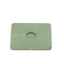 Tapa  para Caja Cuadrada de 1/2" para instalaciones con tubería PVC Conduit pesado.