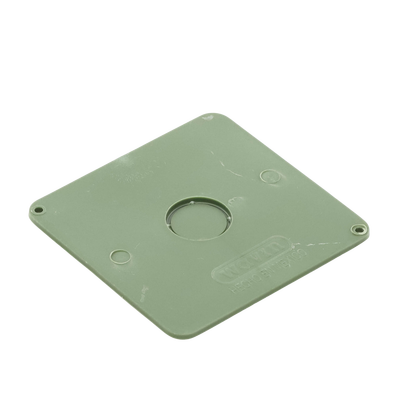 Tapa  para Caja Cuadrada de 1/2" para instalaciones con tubería PVC Conduit pesado.