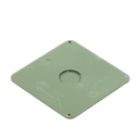 Tapa  para Caja Cuadrada de 1/2" para instalaciones con tubería PVC Conduit pesado.