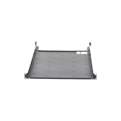 Charola Ajustable para Rack de 19" de 4 postes de 1 Unidad de Espacio. Profundidad de 633 a 816 mm