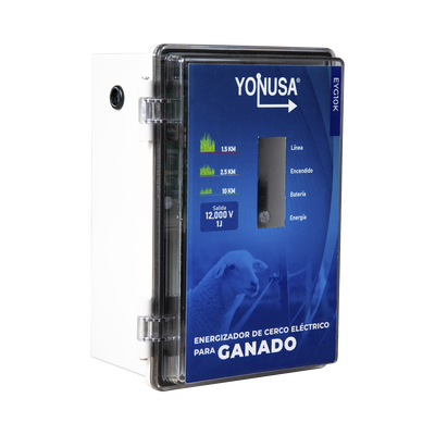 Energizador para Ganado 10,000Volts-2JOULES/ 10,000 metros lineales de proteccion / Cercas Electrificadas