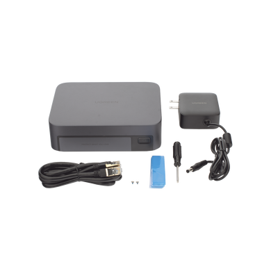 NASync DXP480T Plus | SO UGOS Pro |  Intel X86 12th Gen Intel® Core™ i5 | SSD 128 GB | 4-Bahias (M.2 NVMe) | 8GB DDR5 (Exp. a 32GB) | 4 Puertos Thunderbolt™4 | WiFi | 1*USB3.2 Gen2, 10Gb/s | HDMI 8K.
