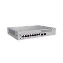 Switch de Acceso Gigabit Administrable Capa 2+ / 8 puertos 10/100/1000 Mbps / 2 Puertos 10GE SFP Uplink  / ERPS / Rutas Estáticas / Administración Nube Gratis