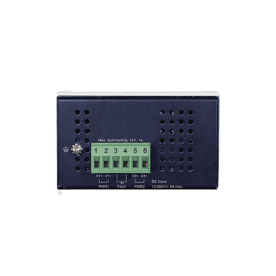 Convertidor de Medios Industrial de 2 Puertos SFP 100/1000X a 2 Puertos RJ45 10/100/1000T 802.3bt PoE++