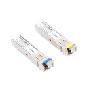 Transceptores Ópticos Industriales Bidireccionales SFP (Mini-Gbic) / Monomodo 1310 & 1550 nm / 1.25 Gbps / 1000BASE-BX / Conector LC/UPC Simplex / DDM / Hasta 20 km / 2 Piezas