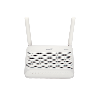 ONU GPON WiFi 6, (2.4/5 GHz), 2 Antenas de 5 dBi, Compatible con OLT de Terceros, 4 puertos Gigabit + 1 POTS + 2 USB, conector SC/UPC