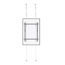 Montaje Cableado de Acero| Suelo a Techo| Capacidad Máx. de Carga 30kg| Para Pantallas de 32" ~ 75"| VESA 400 x 600