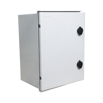 KIT de Gabinete de Poliéster (300 x 400 x 200 mm) + Controlador de Carga con Switch PoE (5) + Batería de 12V 7Ah