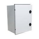 KIT de Gabinete de Poliéster (300 x 400 x 200 mm) + Controlador de Carga con Switch PoE (5) + Batería de 12V 7Ah