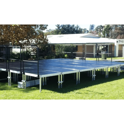 Tarima modular para escenario | 2 metros x 1 metro | aluminio