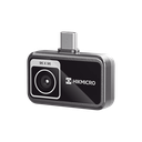 MiniE - Cámara Termográfica para Smartphone / Resolución IR 96 x 96 (9,216 píxeles) / SuperIR / Rango de -20°C a 400°C / Precisión ±2°C o ±2% / Compatible iOS y Android / Paleta Personalizable