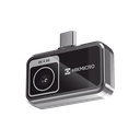 MiniE - Cámara Termográfica para Smartphone / Resolución IR 96 x 96 (9,216 píxeles) / SuperIR / Rango de -20°C a 400°C / Precisión ±2°C o ±2% / Compatible iOS y Android / Paleta Personalizable