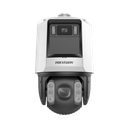 [TandemVu] PTZ IP 4 Megapixel con Cámara Panoramica 6 Megapixel / 32X Zoom / 200 mts IR / 30 mts Luz Blanca / ACUSENSE / IP66 / Alerta Audible y Luz Estroboscopica / Autoseguimiento / Hi-PoE / Alarmas I/O / Ultra Baja Iluminación / Micro SD