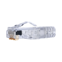 Plug RJ45 Cat6 de 3 Piezas, Para Cable UTP de Calibre 23-24 AWG, Chapado en Oro de 50 micras, Paquete de 100 Piezas