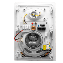 Speaker In-Wall TruAudio Ghost Series | 2 Way | Woofer 8in Polipropileno Blanco | Tweeter 1in | Potencia 5-125 W | Impedancia 8Ω | Rango de Frecuencia 40-20kHz | Sensibilidad 90dB