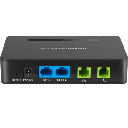 Adaptador de Teléfono Analógico ATA 2 Puertos FXS (Conectar Teléfono Análogo) con Router NAT Gigabit / Compatible SIP / Cifrado AES Reforzado / Calidad de Voz HD / Soporta Fax T.38 / Router NAT Alto Rendimiento