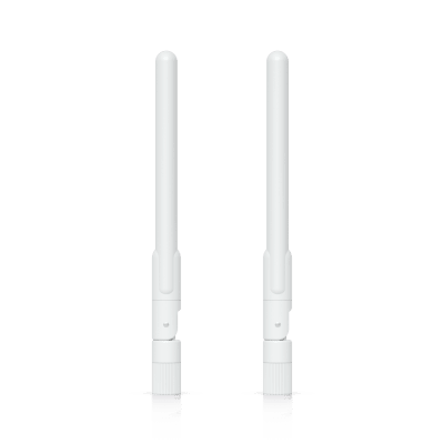 Par de Antenas Omnidireccionales Ideales para el UK-Ultra. Incluye dos Antenas de Doble Banda con 3 dBi en 2.4 GHz y 4 dBi en 5 GHz
