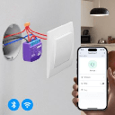 Switch Relevador Inteligente conectividad inalambrica Wifi y BLE / Salida Contacto Seco / Compatible con asistentes de voz / Dimensiones 42x36x16 mm