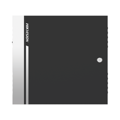 Controlador de Acceso para 4 Puertas y 8 Lectores RS485 o 4 Wiegand / Incluye Gabinete y Fuente de Alimentación 12Vcc/8A / Soporta Batería de Respaldo /  Wiegand y RS-485 / 10,000 Tarjetas