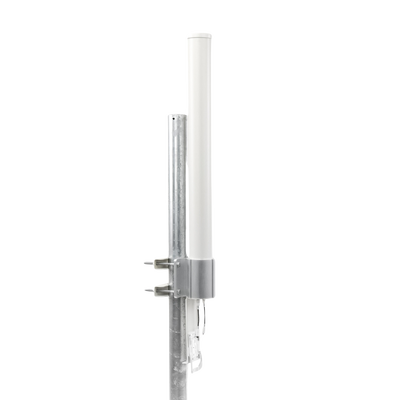 Antena omnidireccional, potente cobertura de 360°, doble polaridad MIMO 2x2, frecuencia 2 GHz (2.35-2.55 GHz) de 10 dBi