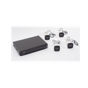 [Dual Light] Kit TurboHD 3K (5 Megapixel) / DVR 4 Canales / 4 Cámaras Bala para Exterior y Metal / Micrófono Integrado / Accesorios de Interconexión / Fuente de Poder