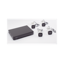 [Dual Light] Kit TurboHD 3K (5 Megapixel) / DVR 4 Canales / 4 Cámaras Bala para Exterior y Metal / Micrófono Integrado / Accesorios de Interconexión / Fuente de Poder