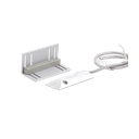 Contacto magnético para piso uso rudo con 55cm de cable blindado / GAP 75mm / Placa de montaje de "L".