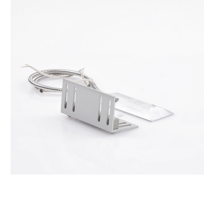 Contacto magnético para piso uso rudo con 55cm de cable blindado / GAP 75mm / Placa de montaje de "L".