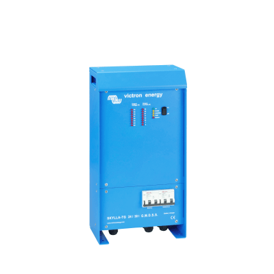 Skylla-TG 24/30 GMDSS / Cargador de Baterías para Ambientes Marinos 24 V, 30 A / Bancos de 250 a 350 Ah